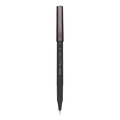 Razor Point Fine Line Porous Point Pen, Stick, Extra-Fine 0.3 Mm, Black Ink, Black Barrel, Dozen