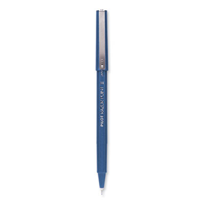 Razor Point Ii Super Fine Line Porous Point Pen, Stick, Super-Fine 0.2 Mm, Blue Ink, Blue Barrel, Dozen