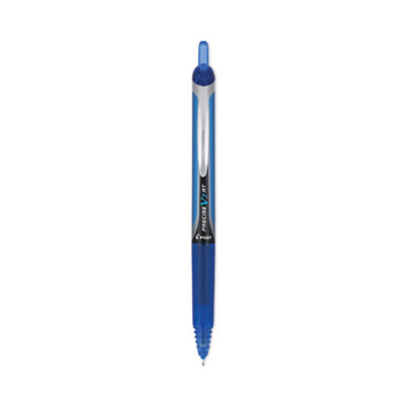 Precise V7Rt Roller Ball Pen, Retractable, Fine 0.7 Mm, Blue Ink, Blue Barrel