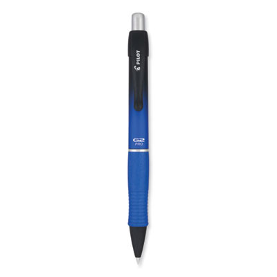 G2 Pro Gel Pen, Retractable, Fine 0.7 Mm, Black Ink, Blue Barrel