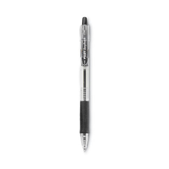 Easytouch Ballpoint Pen, Retractable, Fine 0.7 Mm, Black Ink, Clear Barrel, Dozen