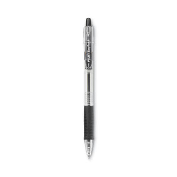 Easytouch Ballpoint Pen, Retractable, Medium 1 Mm, Black Ink, Clear Barrel, Dozen