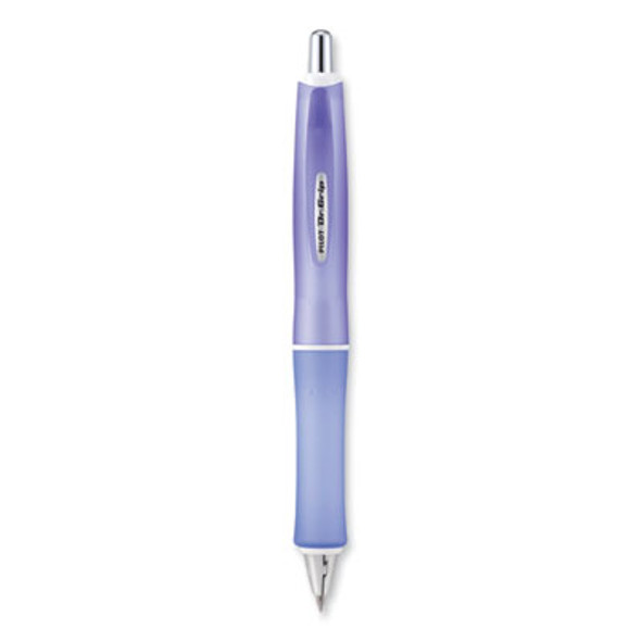 Dr. Grip Frosted Advanced Ink Ballpoint Pen, Retractable, Medium 1 Mm, Black Ink, Purple Barrel