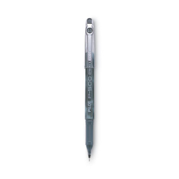 Precise P-500 Gel Pen, Stick, Extra-Fine 0.5 Mm, Black Ink, Black Barrel, Dozen
