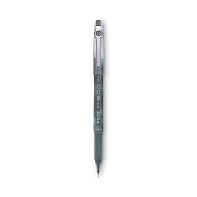 Precise P-500 Gel Pen, Stick, Extra-Fine 0.5 Mm, Black Ink, Black Barrel, Dozen