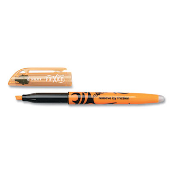 Frixion Light Erasable Highlighter, Orange Ink, Chisel Tip, Orange/Black Barrel, Dozen
