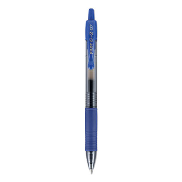 G2 Premium Gel Pen Convenience Pack, Retractable, Fine 0.7 Mm, Blue Ink, Smoke/Blue Barrel, 36/Pack