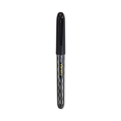 Varsity Fountain Pen, Medium 1 Mm, Black Ink, Clear/Black Barrel