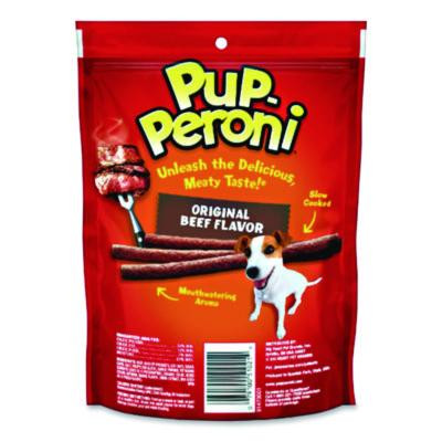 Original Beef Flavor Dog Snack Sticks, 8 Oz Pouch, 8/Carton