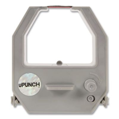 Hnrl10 Calculating Time Clock Ribbon, Black/Red