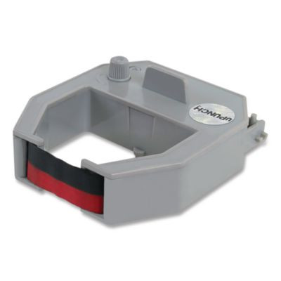 Hnrl10 Calculating Time Clock Ribbon, Black/Red