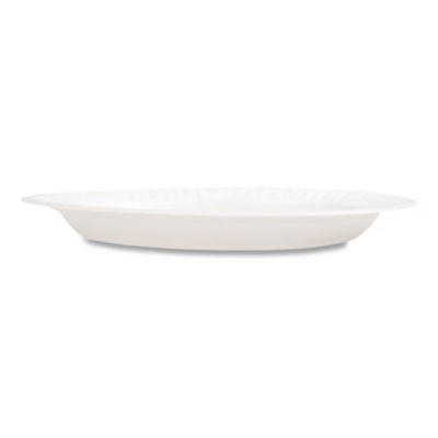 Foam Dinnerware, Plate, 9" Dia, White, 25/Pack, 20 Packs/Carton