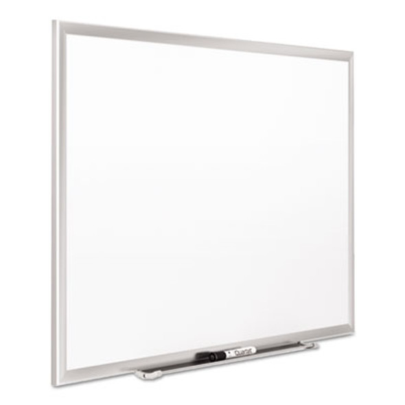 Classic Series Porcelain Magnetic Dry Erase Board, 96" x 48", White Surface, Satin Aluminum Frame