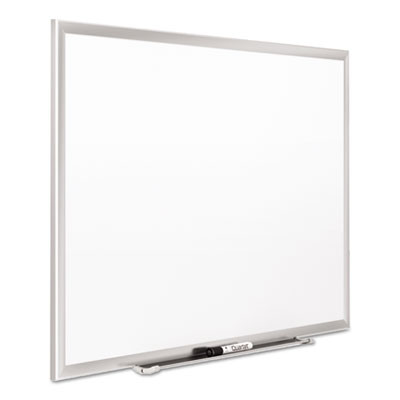 Classic Series Porcelain Magnetic Dry Erase Board, 96" x 48", White Surface, Satin Aluminum Frame