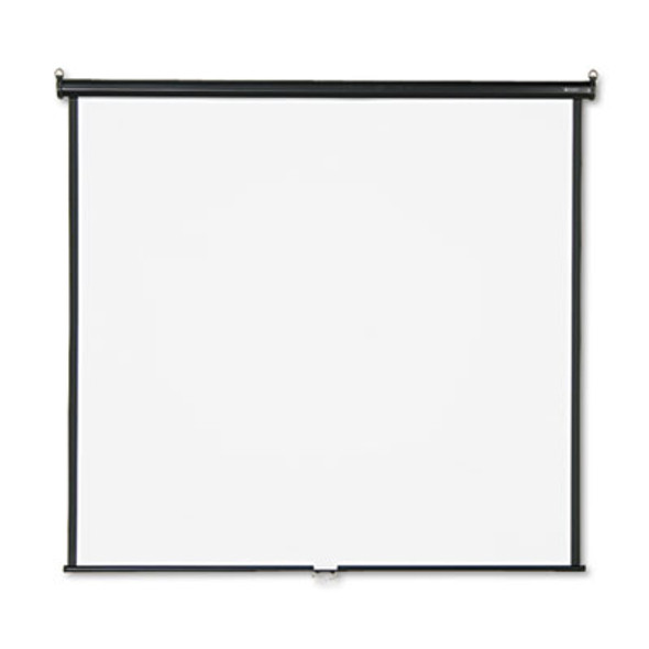 Wall Or Ceiling Projection Screen, 70 X 70, White Matte Finish