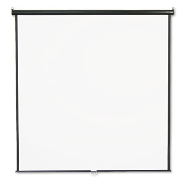 Wall Or Ceiling Projection Screen, 84 X 84, White Matte Finish