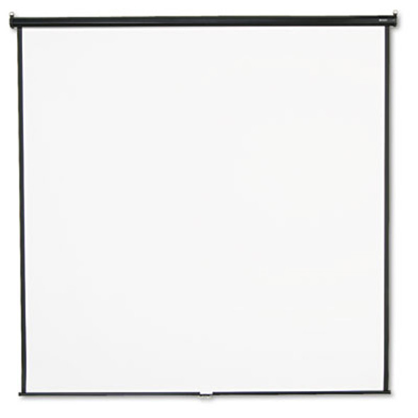 Wall Or Ceiling Projection Screen, 96 X 96, White Matte Finish