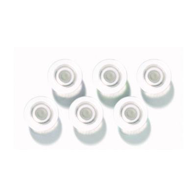 Glass Magnets, Circles, Large, 0.45" Diameter, Clear, 6/Pack