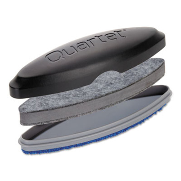 Premium Magnetic 3-In-1 Eraser, 6.5" x 2" x 1.38", Black