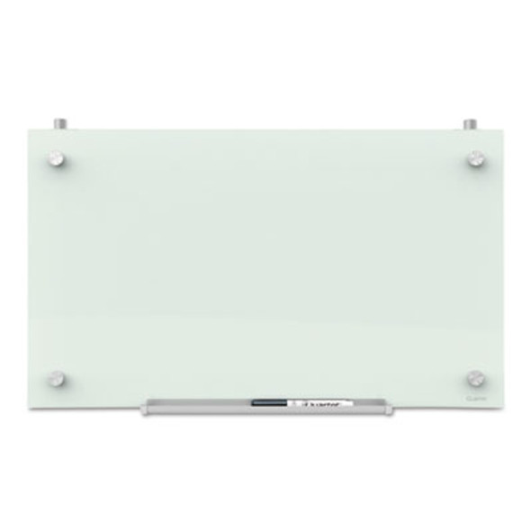 Infinity Magnetic Glass Dry Erase Cubicle Board, 30" x 18", White Surface
