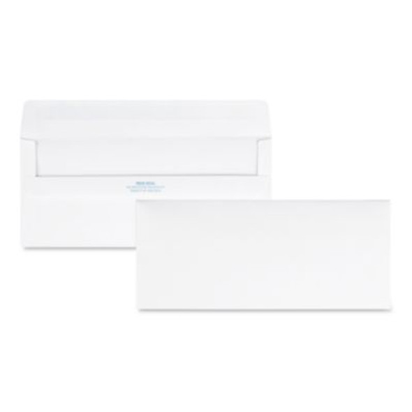 Redi-Seal Envelope, #10, Commercial Flap, Redi-Seal Adhesive Closure, 4.13 x 9.5, White, 500/Box