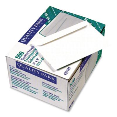 Open-Side Booklet Envelope, #6 1/2, Hub Flap, Gummed Closure, 6 X 9, White, 500/Box