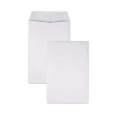 Redi-Seal Catalog Envelope, #1, Cheese Blade Flap, Redi-Seal Adhesive Closure, 6 x 9, White, 100/Box