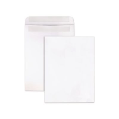 Redi-Seal Catalog Envelope, #10 1/2, Cheese Blade Flap, Redi-Seal Adhesive Closure, 9 x 12, White, Wove Finish, 100/Box