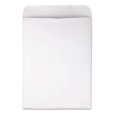 Redi-Seal Catalog Envelope, #10 1/2, Cheese Blade Flap, Redi-Seal Adhesive Closure, 9 x 12, White, Wove Finish, 100/Box