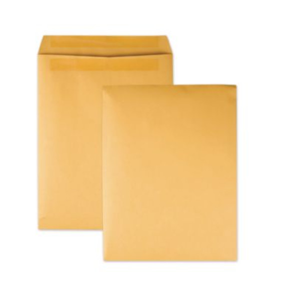 Redi-Seal Catalog Envelope, #12 1/2, Cheese Blade Flap, Redi-Seal Adhesive Closure, 9.5 x 12.5, Brown Kraft, 100/Box