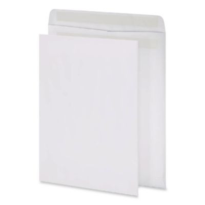 Redi-Seal Catalog Envelope, #13 1/2, Cheese Blade Flap, Redi-Seal Adhesive Closure, 10 x 13, White, 100/Box