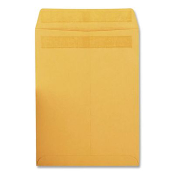 Redi-Seal Catalog Envelope, #15 1/2, Cheese Blade Flap, Redi-Seal Adhesive Closure, 12 x 15.5, Brown Kraft, 100/Box