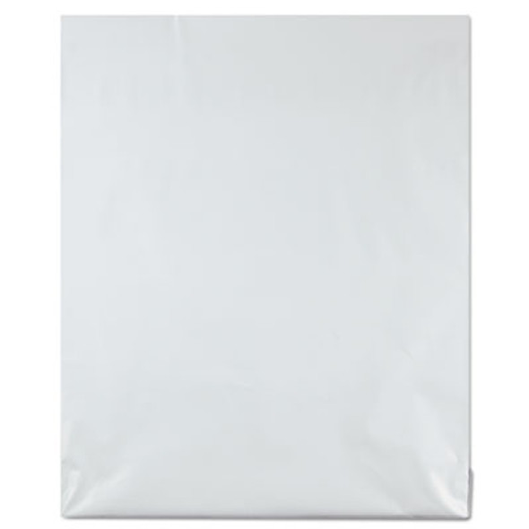 Redi-Strip Poly Mailer, #5 1/2, Square Flap With Perforated Strip, Redi-Strip Adhesive Closure, 14 x 17, White, 100/Pack