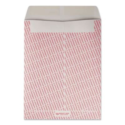 Gray/Red Paper Gummed Flap Personal And Confidential Interoffice Envelope, #97, 10 X 13, Gray/Red, 100/Box