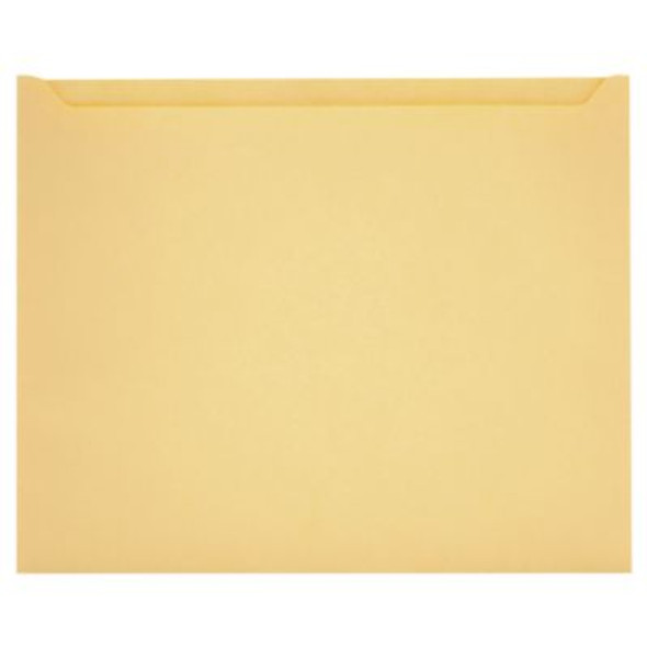 Paper File Jackets, Letter Size, Buff, 100/Box