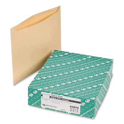 Paper File Jackets, Letter Size, Buff, 100/Box