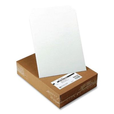 Photo/Document Mailer, Cheese Blade Flap, Redi-Strip Adhesive Closure, 9.75 x 12.5, White, 25/Box