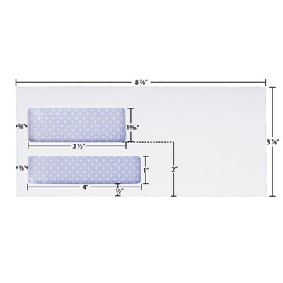 Reveal-N-Seal Envelope, #9, Commercial Flap, Self-Adhesive Closure, 3.88 X 8.88, White, 500/Box