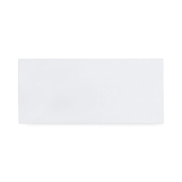 Business Envelope, #10, Commercial Flap, Diagonal Seam, Gummed Closure, 24 Lb Bond Weight Paper, 4.13 x 9.5, White, 1,000/Box