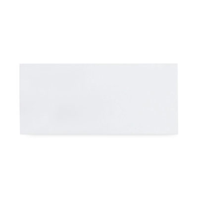 Business Envelope, #10, Commercial Flap, Diagonal Seam, Gummed Closure, 24 Lb Bond Weight Paper, 4.13 x 9.5, White, 1,000/Box