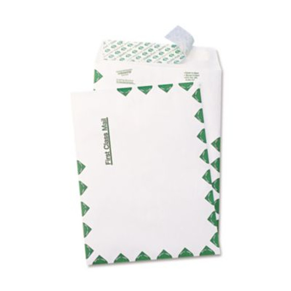 Lightweight 14 Lb Tyvek Catalog Mailers, First Class, #6 1/2, Square Flap, Redi-Strip Adhesive Closure, 6 x 9, White, 100/Box