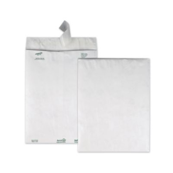 Lightweight 14 Lb Tyvek Catalog Mailers, #12 1/2, Square Flap, Redi-Strip Adhesive Closure, 9.5 x 12.5, White, 100/Box