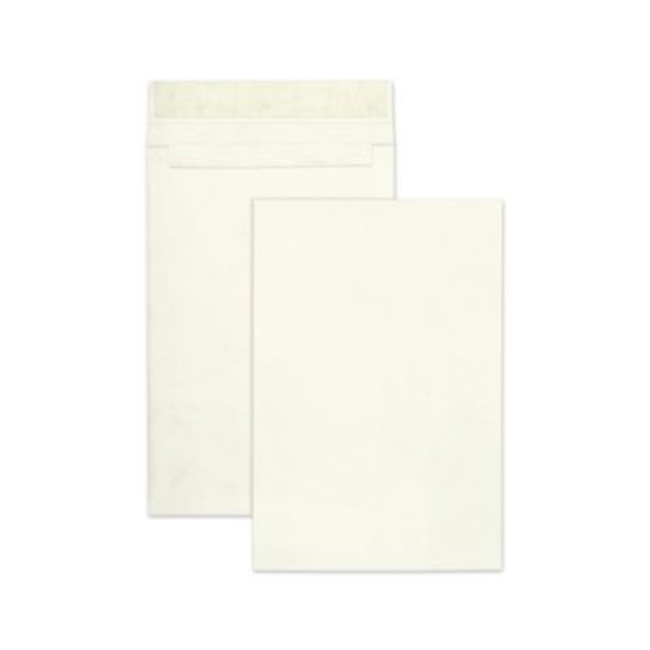 14 Lb Tyvek Open End Expansion Mailer Value Pack, #15 1/2, Flip-Stik Flap, Redi-Strip Closure, 12 x 16, White, 100/Carton