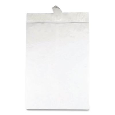 Heavyweight 18 Lb Tyvek Catalog Mailers, Square Flap, Redi-Strip Adhesive Closure, 14.25 x 20, White, 25/Box