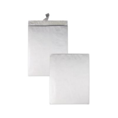 Heavyweight 18 Lb Tyvek Catalog Mailers, Square Flap, Redi-Strip Adhesive Closure, 18 x 23, White, 25/Box