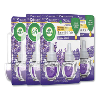 Scented Oil Refill, Lavender And Chamomile, 0.67 Oz, 2/Pack