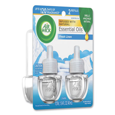 Scented Oil Refill, Fresh Waters, 0.67 Oz, 2/Pack