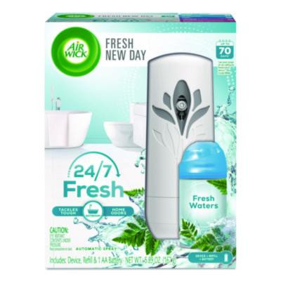 Freshmatic Life Scents Starter Kit, 5.89 Oz Fresh Waters Refill/Aa Battery