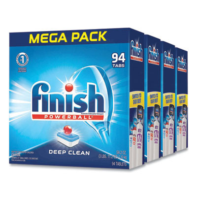 Powerball Dishwasher Tabs, Fresh Scent, 94/Box