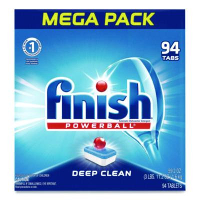 Powerball Dishwasher Tabs, Fresh Scent, 94/Box, 4 Boxes/Carton